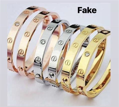 cartier gold bracelet knock off|how to tell if a cartier bracelet is real.